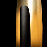 Shield Floor Lamp Short detail in Oil Rubbed Bronze, Modern Brass, by Hubbardton Forge