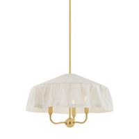 Shivonne Pendant - Aged Brass