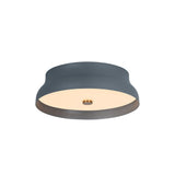 Shore Flush Mount - 12 inch - Patina Brass with Slate Gesso by Troy Lighting