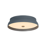 Shore Flush Mount - 16 inch - Patina Brass with Slate Gesso by Troy Lighting