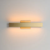 Alumilux Sideline Outdoor Wall Sconce by ET2 - 18 Inch Satin Brass