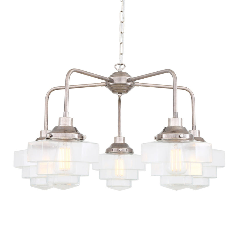 Siena Chandelier - Antique Silver