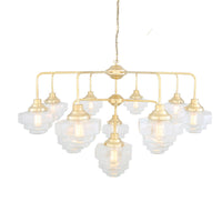 Siena Tier Chandelier - Polished Brass