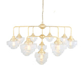 Siena Tier Chandelier - Polished Brass