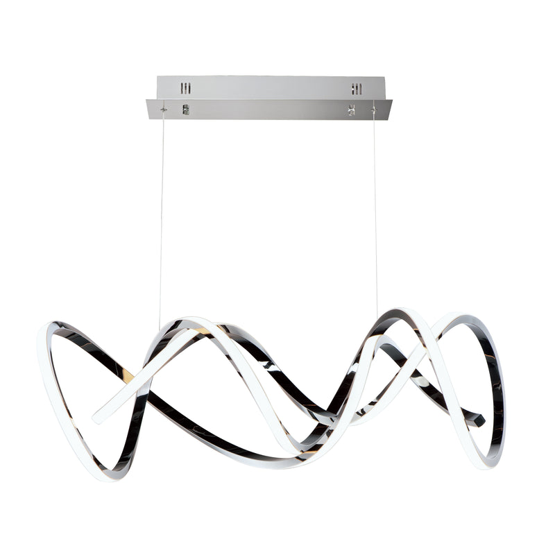 Signature LED Pendant by ET2 - Black Chrome