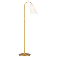 Signoret Task Floor Lamp — 22 7/8", Burnished Brass