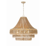 Silas Chandelier 30" Burnished Silver