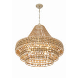 Silas Chandelier 30" Burnished Silver