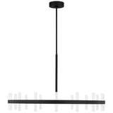 Silas Chandelier Small Midnight Black By Visual Comfort Studio - Front View