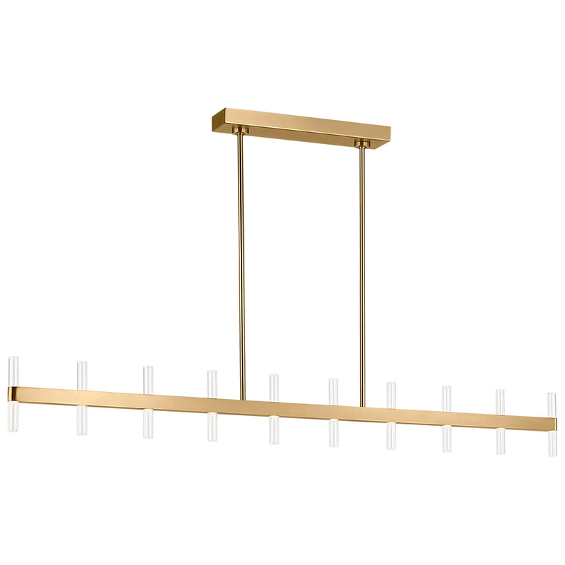 Silas Linear Suspension Burnished Brass By Visual Comfort Studio
