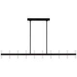 Silas Linear Suspension Midnight Black By Visual Comfort Studio - Front View