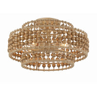 Silas Semi-Flush Mount 16'' Burnished Silver