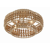 Silas Semi-Flush Mount 16'' Burnished Silver