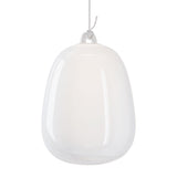 Silk White Large Oblo Pendant by Lodes