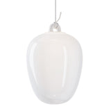 Silk White Medium Oblo Pendant by Lodes