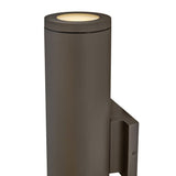 Silo Up/Down Wall Mount Lantern - Architectural Bronze