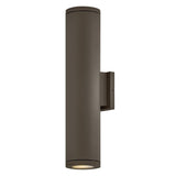 Silo Up/Down Wall Mount Lantern - Architectural Bronze