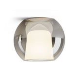 Silver Glass Glo Wall/Ceiling Light by Penta
