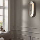 Silver Large Sassi LED Wall Sconce by Nuura