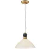 Simon Convertible Pendant Light Black Cased Opal By Lark Living - Front View2