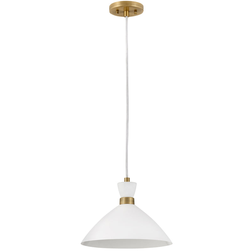 Simon Convertible Pendant Light Matte White By Lark Living