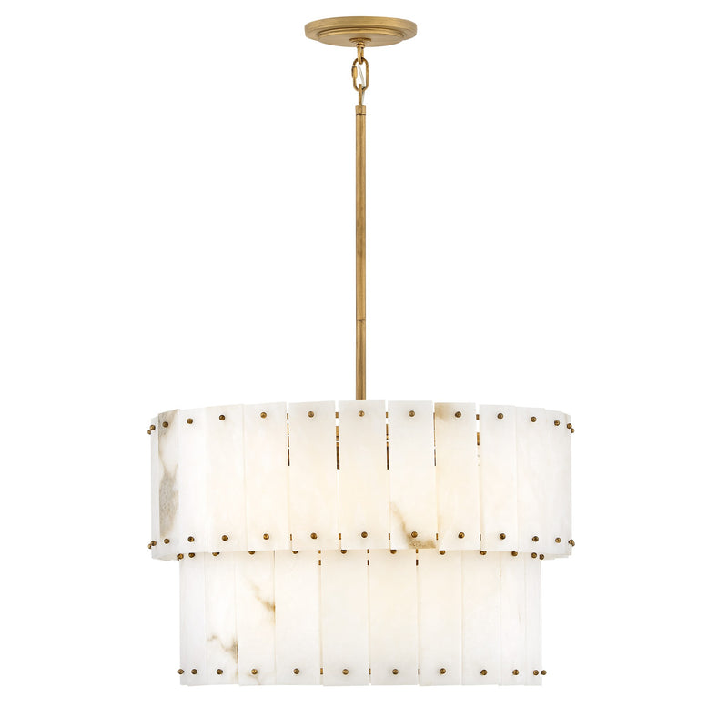 Simone Medium Convertible Chandelier - Burnished Gold - by Fredrick Ramond