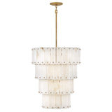 Simone Medium Multi Tier Chandelier - Burnished Gold - by Fredrick Ramond
