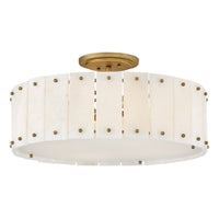 Simone Medium Semi-Flush Mount - Burnished Gold - by Fredrick Ramond