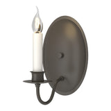 Simple Lines Wall Sconce Large in Dark Smoke by Hubbardton Forge