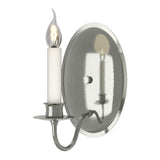 Simple Lines Wall Sconce Large in Sterling by Hubbardton Forge