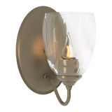 Simple Lines Wall Sconce Small in Soft Gold by Hubbardton Forge