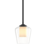 Simple Mini Pendant in Black by Hubbardton Forge