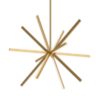 Sirius Chandelier — 48 Inch, Brushed Gold
