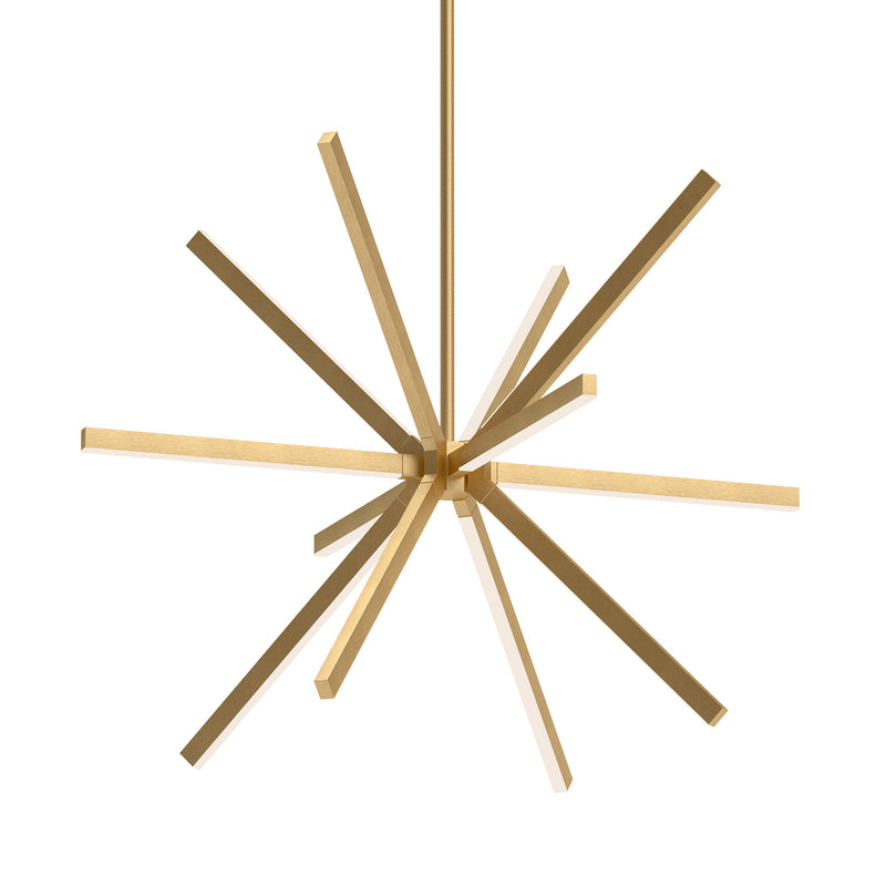 Sirius Chandelier — 48 Inch, Brushed Gold