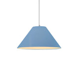 Sky Blue Avola Small Ceramic Pendant by Justice Design