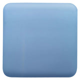 Sky Blue Ceramic Small Square Backlit ADA Color Selectable Wall Sconce by Justice Design