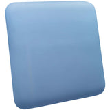 Sky Blue Ceramic Small Square Backlit ADA Color Selectable Wall Sconce by Justice Design