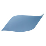Sky Blue Wave Ceramic LED ADA Wall Sconce by Justice Design