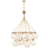 Skye Extra Large Two Tier Chandelier - Heritage Brass - by Hinkley