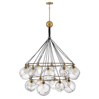 Skye Extra Large Two Tier Chandelier - Heritage Brass - by Hinkley