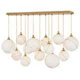 Skye Large Thirteen Light Linear - Heritage Brass - by Hinkley