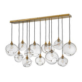 Skye Large Thirteen Light Linear - Heritage Brass - by Hinkley
