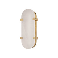 Skylar Wall Sconce - 13.75 Inch - Aged Brass by Hudson Valley