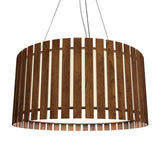 Slatted Pendant Imbuia by Accord