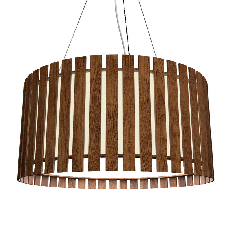 Slatted Pendant Imbuia by Accord