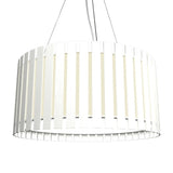 Slatted Pendant Organic White by Accord