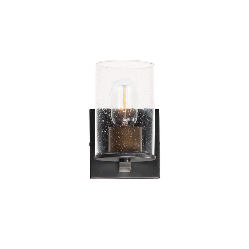 Sleek Bath Vanity Light Antique Brass / Black by Maxim Lighting