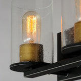 Sleek Bath Vanity Light Antique Brass / Black by Maxim Lighting