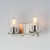 Sleek Bath Vanity Light Satin Nickel by Maxim Lighting