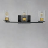 Sleek Bath Vanity Light Antique Brass / Black by Maxim Lighting